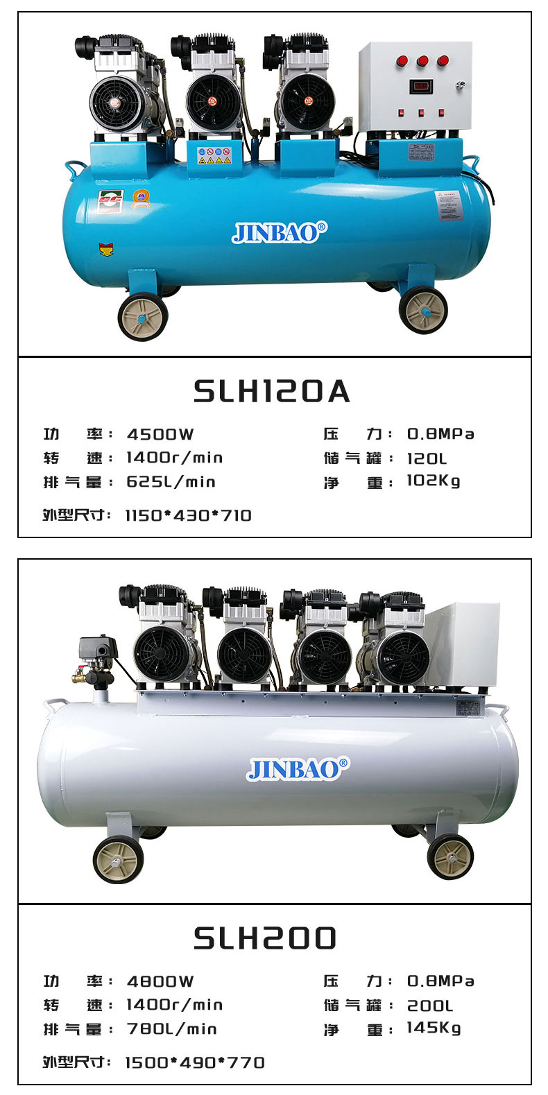 靜音無油空壓機詳情12